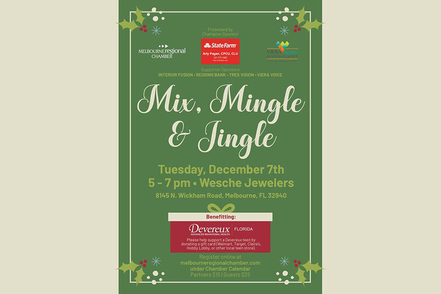 Attorney Michael Dujovne attended the Mix, Mingle and Jingle